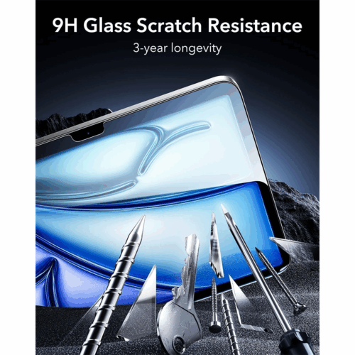ESR รุ่น UltraFit Armorite-Screen Protector - ฟิล์มหน้าจอ iPad Air 11" (2025/2024) - สี Clear (แพ็ค 2 ชิ้น)
