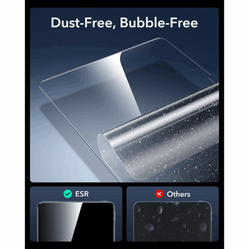 ESR รุ่น UltraFit Armorite-Screen Protector - ฟิล์มกระจก iPad Air 13" (2025/2024) - สี Clear (แพ็ค 2 ชิ้น)