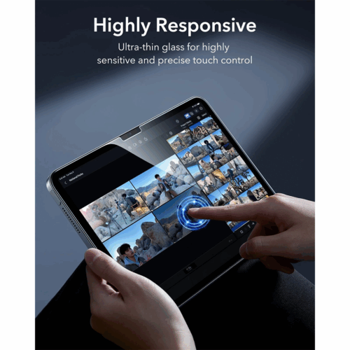 ESR รุ่น UltraFit Armorite-Screen Protector - ฟิล์มกระจก iPad Air 13" (2025/2024) - สี Clear (แพ็ค 2 ชิ้น)