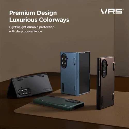 VRS รุ่น Terra Guard Modern Halo - เคส Galaxy Z Fold 7 - สี Ice Blue