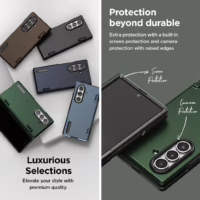 VRS รุ่น Terra Guard Modern Halo - เคส Galaxy Z Fold 7 - สี Metallic Green
