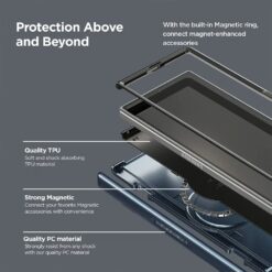 VRS รุ่น Terra Guard Modern Halo - เคส Galaxy Z Fold 7 - สี Black