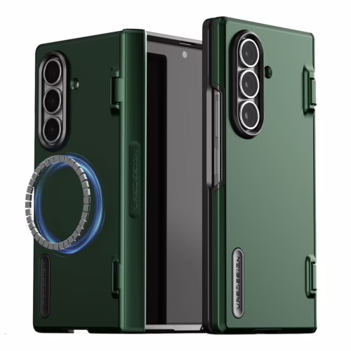 VRS รุ่น Terra Guard Modern Halo - เคส Galaxy Z Fold 7 - สี Metallic Green