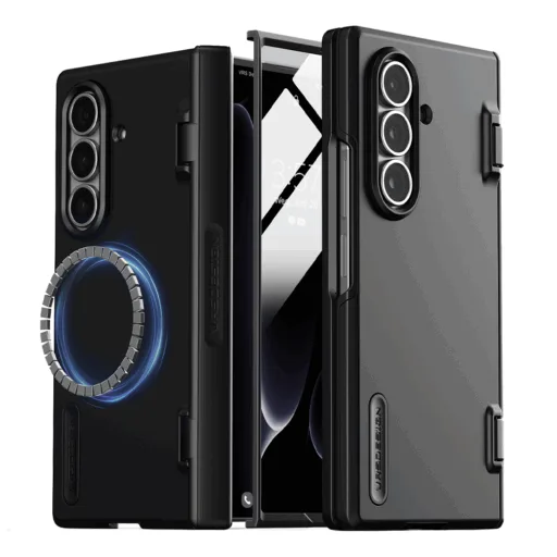 VRS รุ่น Terra Guard Modern Halo 360 - เคส Galaxy Z Fold 7 - สี Black