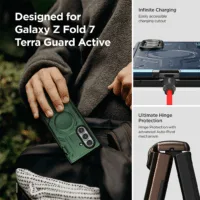 VRS รุ่น Terra Guard Active - เคส Galaxy Z Fold 7 - สี Black