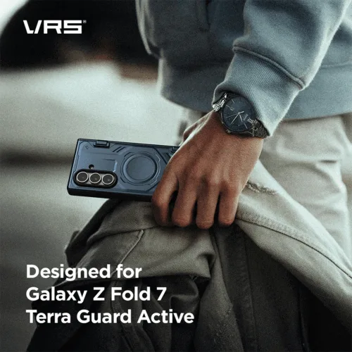 VRS รุ่น Terra Guard Active - เคส Galaxy Z Fold 7 - สี Black