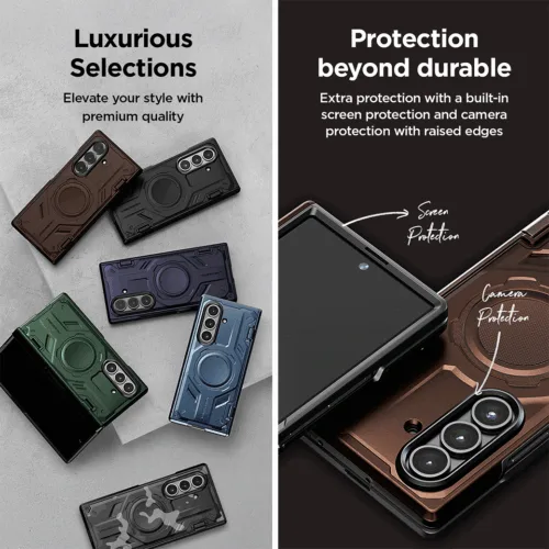 VRS รุ่น Terra Guard Active - เคส Galaxy Z Fold 7 - สี Black
