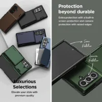 VRS รุ่น Modern Go - เคส Galaxy Z Fold 7 - สี Black