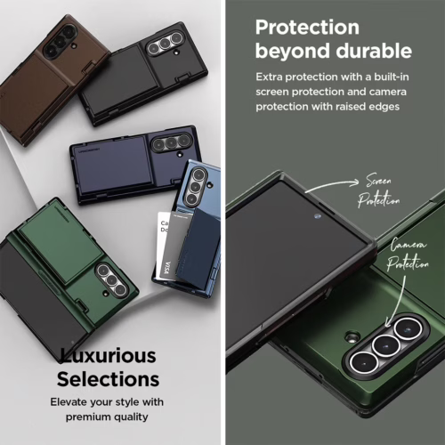 VRS รุ่น Modern Go - เคส Galaxy Z Fold 7 - สี Navy - Image 9