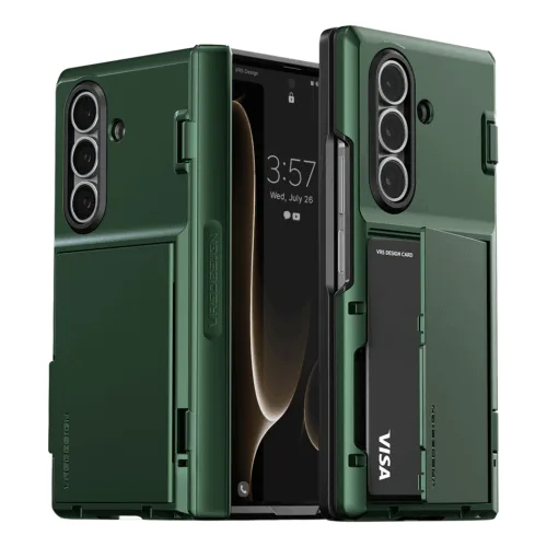 VRS รุ่น Modern Go - เคส Galaxy Z Fold 7 - สี Metallic Green