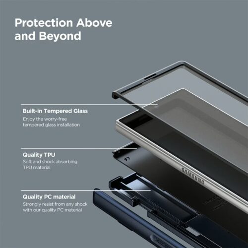VRS รุ่น Modern Go 360 - เคส Galaxy Z Fold 7 - สี Black - Image 9