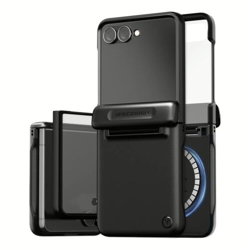 VRS รุ่น Terra Guard Modern Halo - เคส Galaxy Z Flip 7 - สี Black
