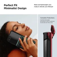 VRS รุ่น Terra Guard Modern Halo - เคส Galaxy Z Flip 7 - สี Black