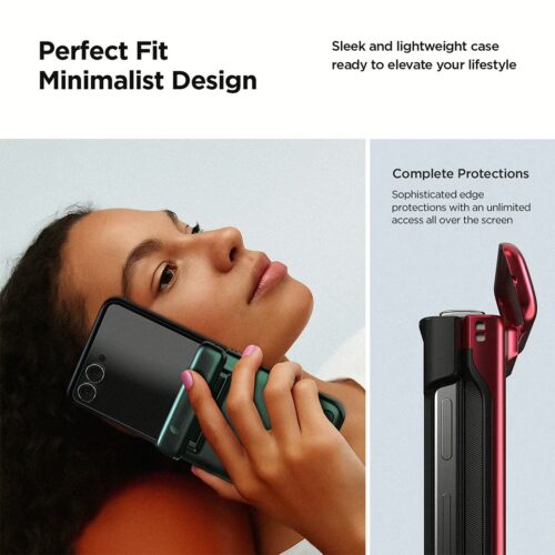 VRS รุ่น Terra Guard Modern Halo - เคส Galaxy Z Flip 7 - สี Cream - Image 11