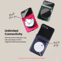 VRS รุ่น Terra Guard Modern Halo - เคส Galaxy Z Flip 7 - สี Black