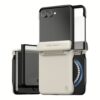 VRS รุ่น Terra Guard Modern Halo - เคส Galaxy Z Flip 7 - สี Cream