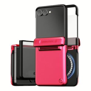 VRS รุ่น Terra Guard Modern Halo - เคส Galaxy Z Flip 7 - สี Hot Pink