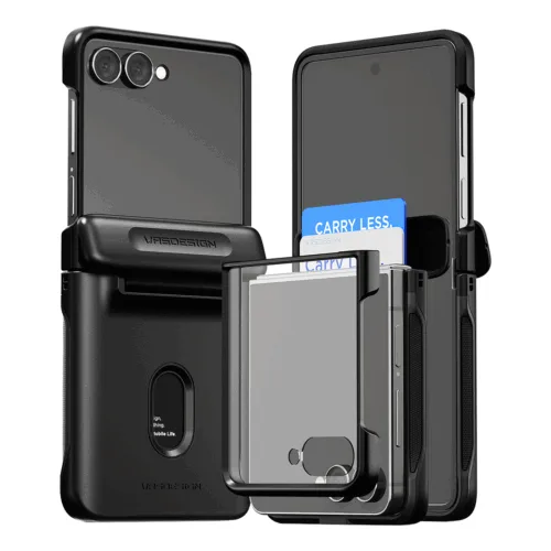 VRS รุ่น Modern Go - เคส Galaxy Z Flip 7 - สี Black