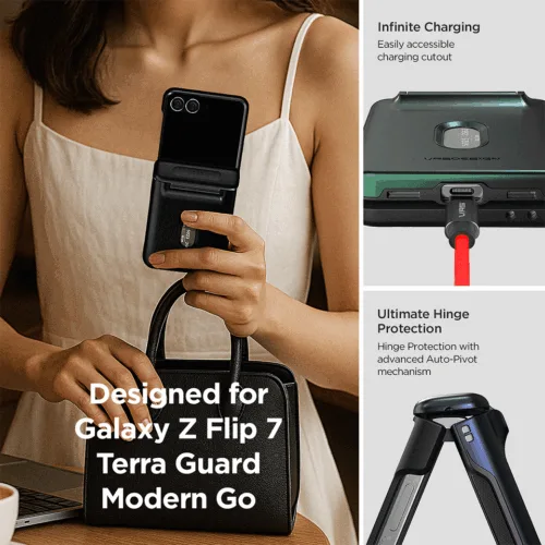 VRS รุ่น Modern Go - เคส Galaxy Z Flip 7 - สี Navy