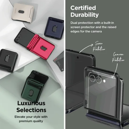 VRS รุ่น Modern Go - เคส Galaxy Z Flip 7 - สี Navy