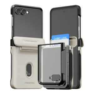 VRS รุ่น Modern Go - เคส Galaxy Z Flip 7 - สี Cream
