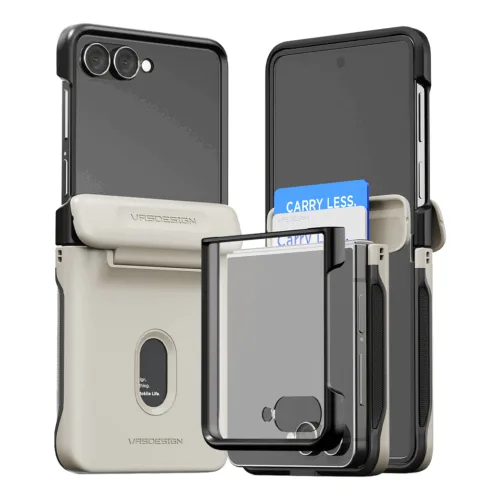 VRS รุ่น Modern Go - เคส Galaxy Z Flip 7 - สี Cream