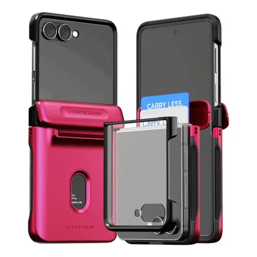 VRS รุ่น Modern Go - เคส Galaxy Z Flip 7 - สี Hot Pink