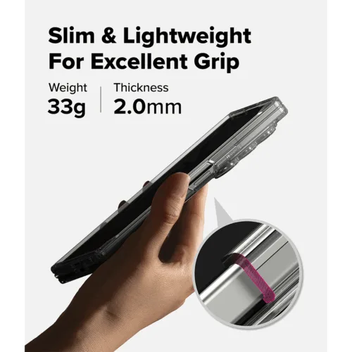 Ringke รุ่น Fusion - เคส Galaxy Z Fold 7 - สี Clear