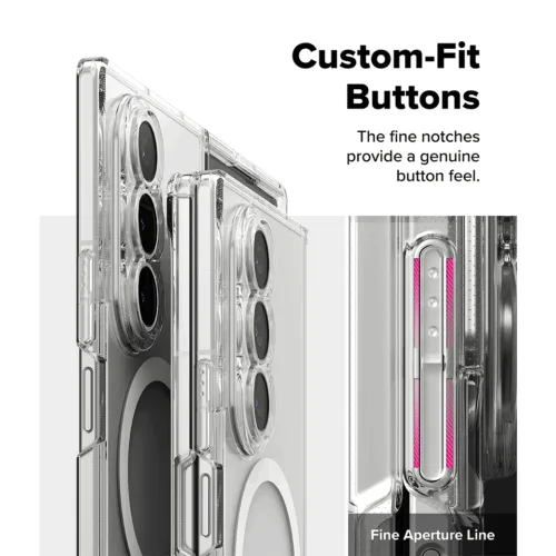 Ringke รุ่น Fusion Magnetic - เคส Galaxy Z Fold 7 - สี Clear