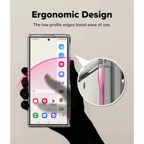 Ringke รุ่น Fusion Magnetic - เคส Galaxy Z Fold 7 - สี Clear