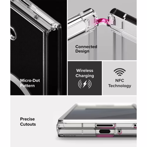 Ringke รุ่น Fusion Magnetic - เคส Galaxy Z Fold 7 - สี Clear - Image 19