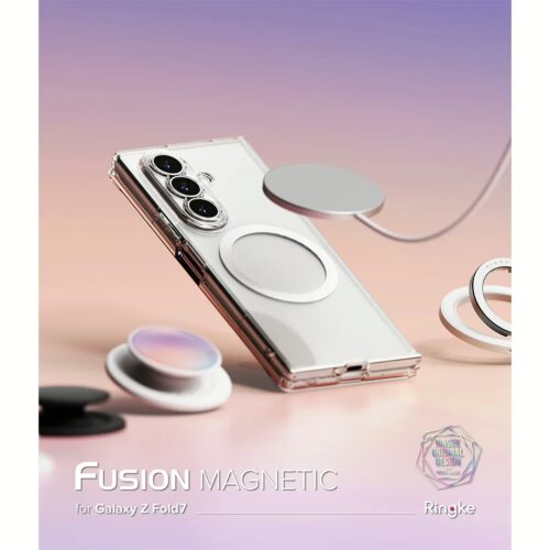 Ringke รุ่น Fusion Magnetic - เคส Galaxy Z Fold 7 - สี Clear - Image 6