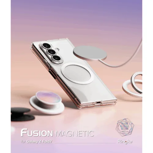 Ringke รุ่น Fusion Magnetic - เคส Galaxy Z Fold 7 - สี Clear