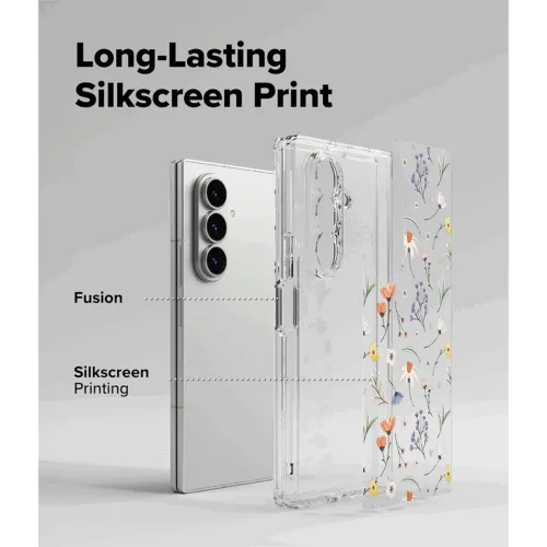 Ringke รุ่น Fusion Design - เคส Galaxy Z Fold 7 - สี Dry Flowers