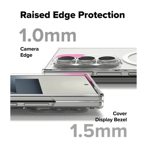 Ringke รุ่น Slim Magnetic - เคส Galaxy Z Fold 7 - สี Clear