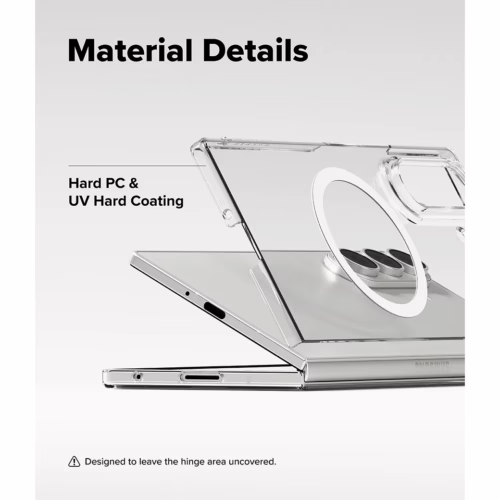 Ringke รุ่น Slim Magnetic - เคส Galaxy Z Fold 7 - สี Clear - Image 13