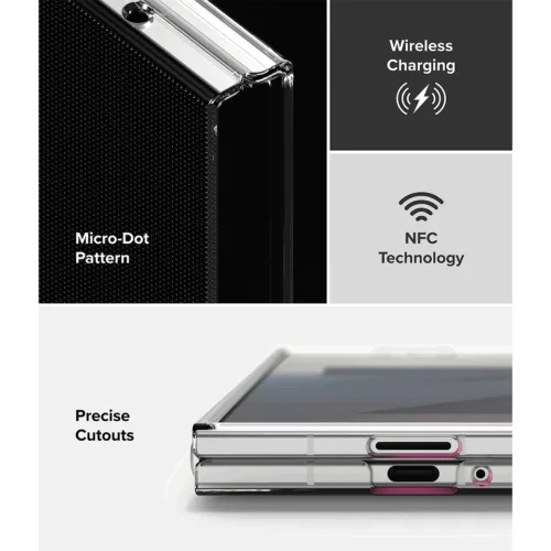 Ringke รุ่น Slim Magnetic - เคส Galaxy Z Fold 7 - สี Clear