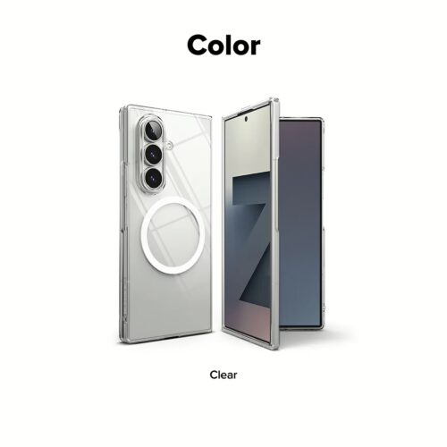 Ringke รุ่น Slim Magnetic - เคส Galaxy Z Fold 7 - สี Clear - Image 19