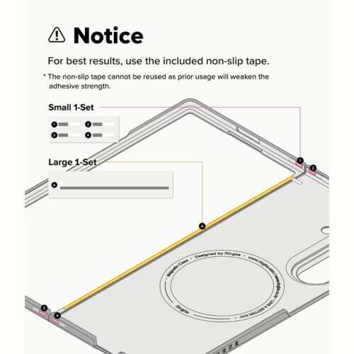 Ringke รุ่น Slim Magnetic - เคส Galaxy Z Fold 7 - สี Clear - Image 23