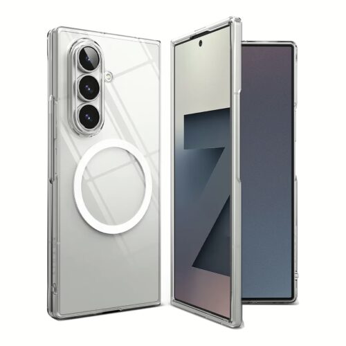 Ringke รุ่น Slim Magnetic - เคส Galaxy Z Fold 7 - สี Clear - Image 4