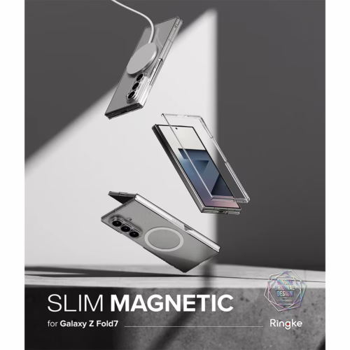 Ringke รุ่น Slim Magnetic - เคส Galaxy Z Fold 7 - สี Clear - Image 6