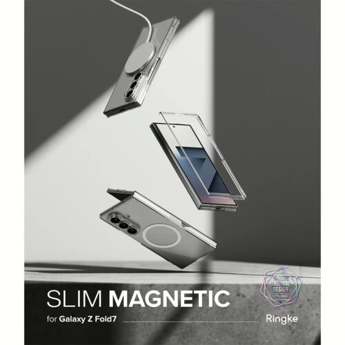 Ringke รุ่น Slim Magnetic - เคส Galaxy Z Fold 7 - สี Clear - Image 6