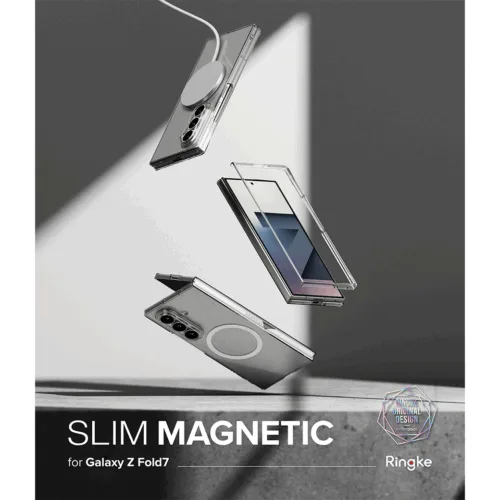 Ringke รุ่น Slim Magnetic - เคส Galaxy Z Fold 7 - สี Clear