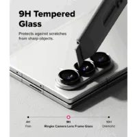 Ringke รุ่น Camera Lens Frame Glass - กระจกเลนส์กล้อง Galaxy Z Fold 7 (ฟิล์ม2ชิ้น)