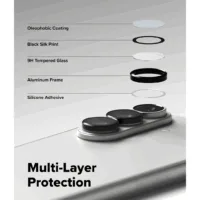 Ringke รุ่น Camera Lens Frame Glass - กระจกเลนส์กล้อง Galaxy Z Fold 7 (ฟิล์ม2ชิ้น)