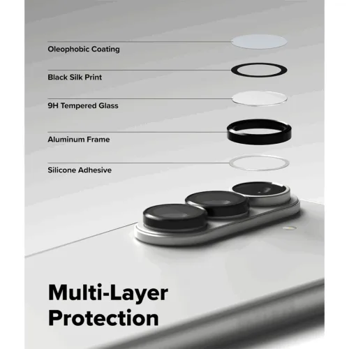 Ringke รุ่น Camera Lens Frame Glass - กระจกเลนส์กล้อง Galaxy Z Fold 7 (ฟิล์ม2ชิ้น)
