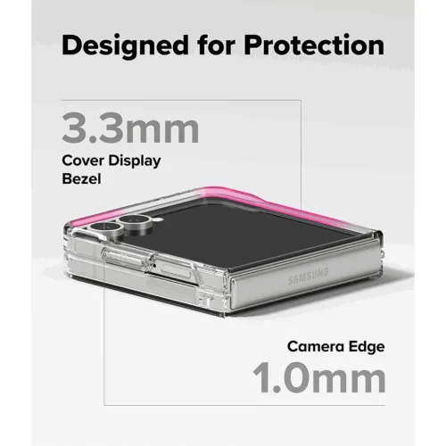 Ringke รุ่น Fusion - เคส Galaxy Z Flip 7 - สี Clear