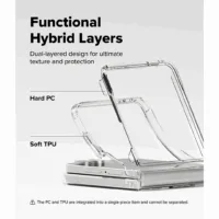 Ringke รุ่น Fusion - เคส Galaxy Z Flip 7 - สี Clear