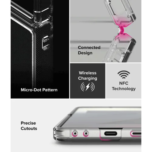 Ringke รุ่น Fusion - เคส Galaxy Z Flip 7 - สี Clear