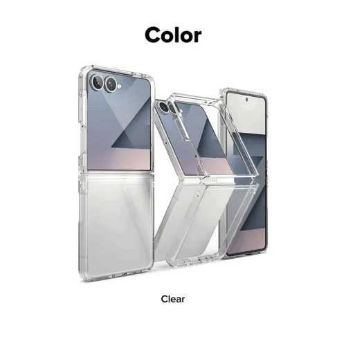 Ringke รุ่น Fusion - เคส Galaxy Z Flip 7 - สี Clear